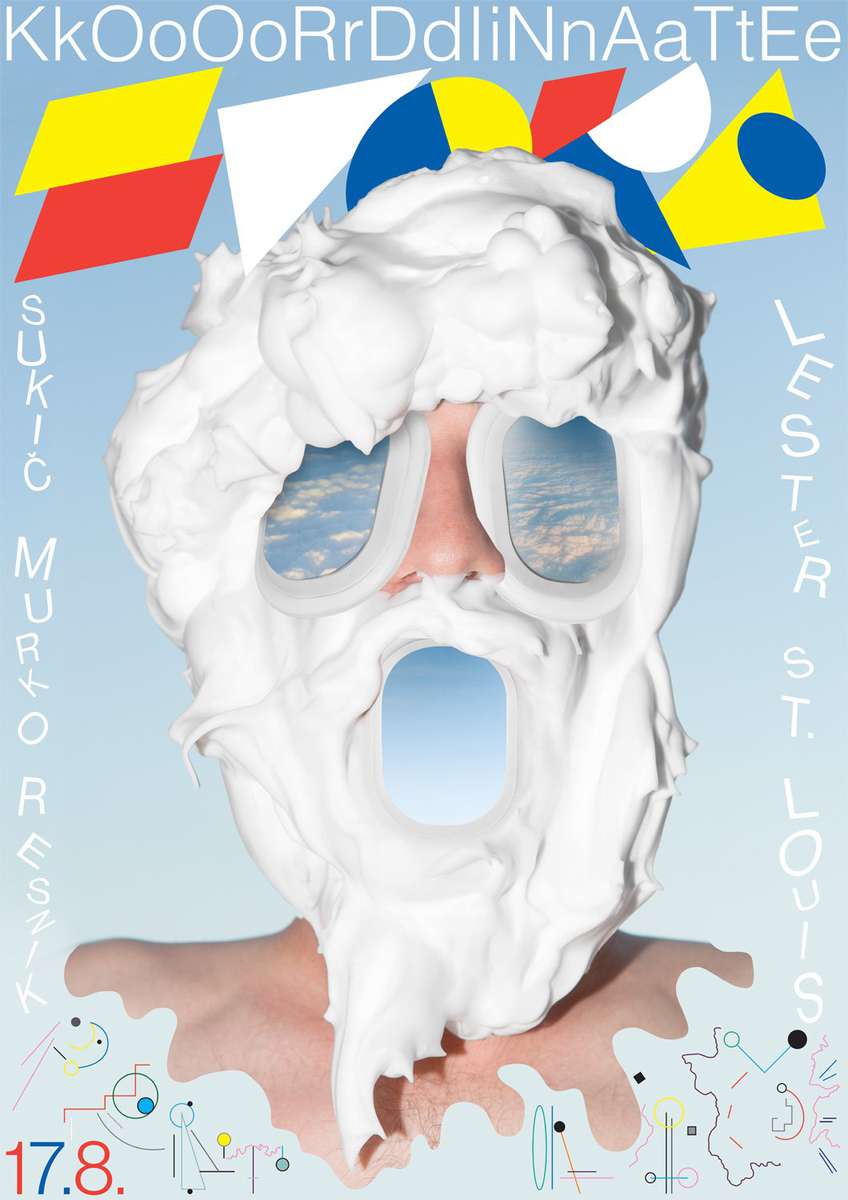 Nejc Prah, poster series for Žiga Murko and Pritličje, with Klemen Ilovar, 2016